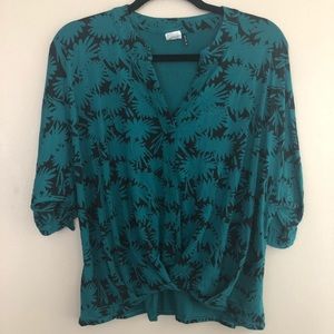 Anthro Akemi + Kin Petraea Tie Sleeve Dolman Top